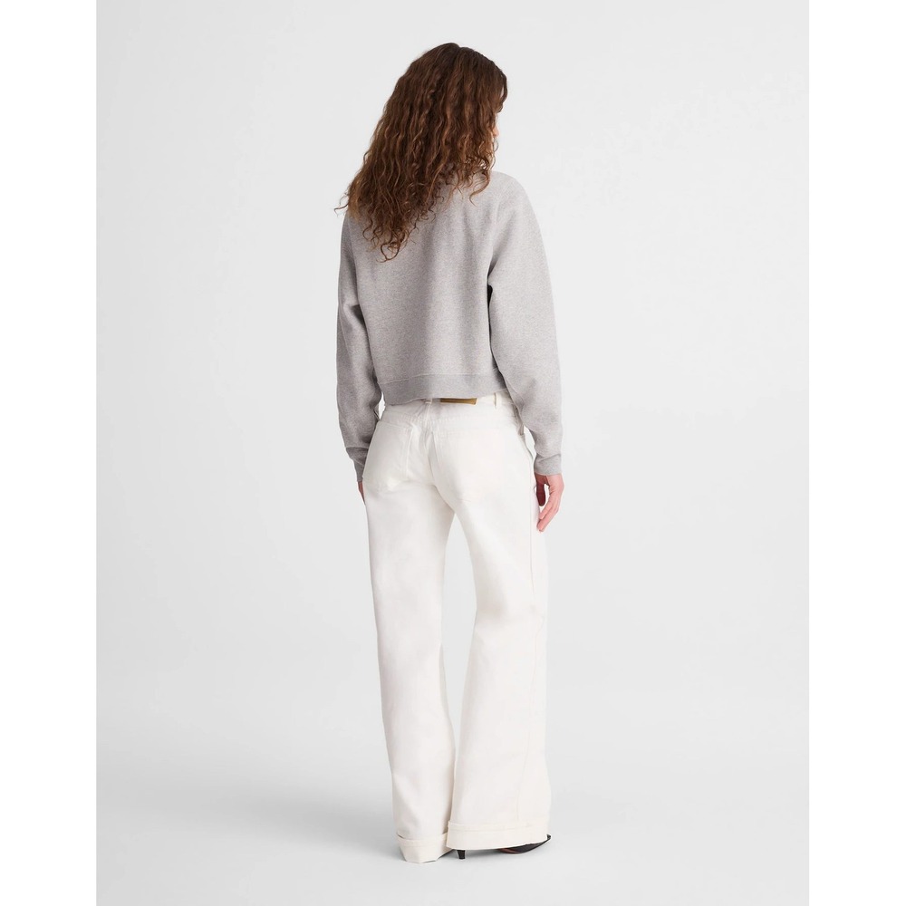 Madewell x Benjamin Talley Smith Jeans Coolidge Low Rise Wide Leg 30 White Chalk - Picture 4 of 16